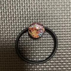 和柄 レジン ヘアゴム 金箔入り - メルカリ