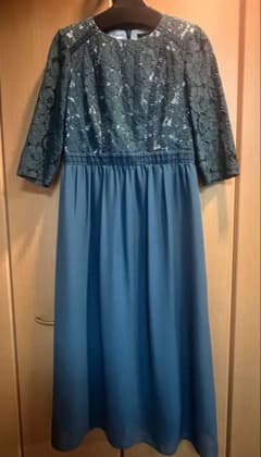 東京ソワール ココラッシー ドレス ワンピース 9号 結婚式 お呼ばれ