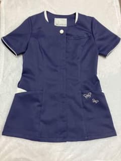 ナース服＜ハナエモリ＞センター開き配色ジャケットのサムネイル