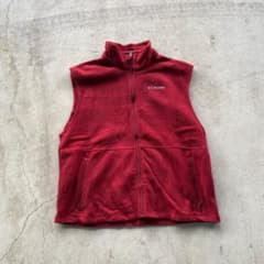 Columbia フリースベスト レッドのサムネイル