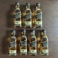 未開栓、古酒】 ジョニーウォーカー 12年 ブラックラベル ミニボトル