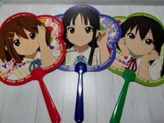 けいおん!! ダイカットうちわ 3種セットのサムネイル