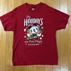 海外限定】ディズニーワールド クリスマスTシャツ ゆるダボ Hanes Lのサムネイル