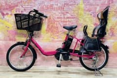 ZK3668 Minnie様専用 電動自転車 パナソニック 子供乗せ 20インチ