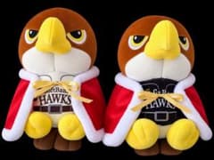 福岡ソフトバンクホークス 鷹ぬいぐるみチャンピオンマントver 2体（３等） - 3