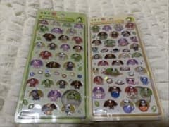 お茶犬 BONBON DROP シール 2枚セットのサムネイル