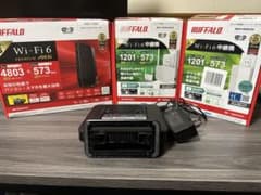 BUFFALO WSR-5400AX6S-MB 中継機2つとおまけルーター１つのサムネイル