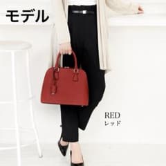 PERENNE ペレンネ レッド red ハンドバック Lサイズのサムネイル