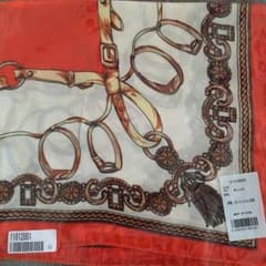 オレンジスカーフ☆新品のサムネイル