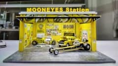【限】1/64 ムーンアイズ ジオラマ moon eyes ガレージ LED照明のサムネイル
