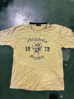 カレッジロゴ Tシャツ イエローのサムネイル