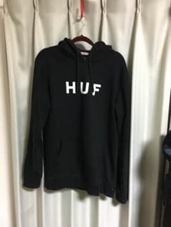 HUF パーカー 黒 サイズSのサムネイル
