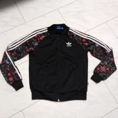 adidas オリジナル　トラックジャケット　花柄 ジャージ 　Lのサムネイル