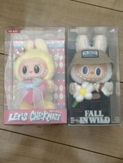 LABUBU ぬいぐるみペンダント POP MART 2個セット - メルカリ