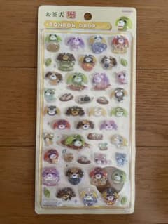 正規品】お茶犬 BONBON DROP シール - メルカリ