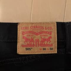 名前迷い中様専用 Levi's 505 ブラックデニムパンツ W30 L30のサムネイル