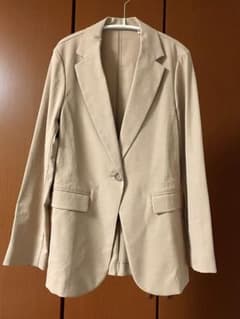 UNIQLO リネンブレンドジャケット ベージュ S