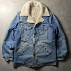 山*口様 70s 80s USA製 Wrangler ランチコート デニム ボア 70s 80s Wrangler デニム ボアジャケット ランチコート - メルカリ