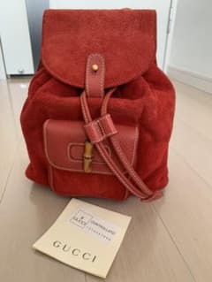 グッチバンブーミニリュック　美品！！のサムネイル