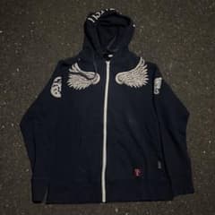 navy 和柄 graphic hoodie archiveのサムネイル
