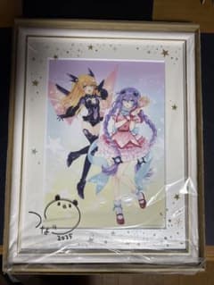 あみネプダブル周年コラボ A4キャラファイングラフ イラスト：つなこ