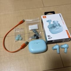 JBL WAVE BEAM ワイヤレスイヤホン 本体 ミントブルーのサムネイル