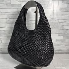 美品 シビラ Sybilla ハンドバッグ イントレチャート メッシュ 