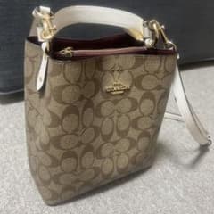 COACH ショルダーバッグ ゴールド/ベージュのサムネイル