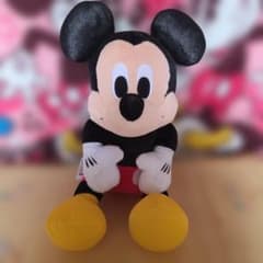 ミッキーマウス　LLぬいぐるみ　ゆったりver.