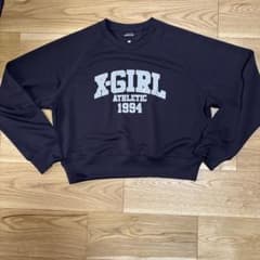 X-GIRL ブラック トレーナー XLのサムネイル