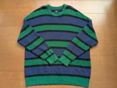 紺タグ OLD GAP ギャップ ローゲージ ボーダー ニット XLのサムネイル