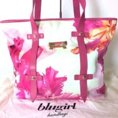 希少】Blugirl Blumarine花柄 トートバッグ リボン金具 A4可 - メルカリ