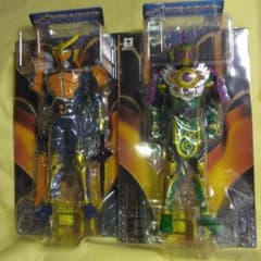 仮面ライダー鎧武　オレンジアームズ＆龍玄　ブドウアームズ　DXソフビフィギュア 仮面ライダー鎧武 オレンジアームズ＆龍玄 ブドウアームズ DXソフビ