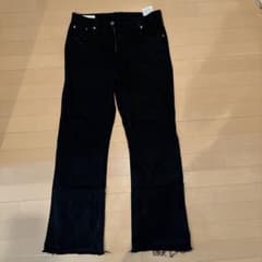 ZARA メンズ ブラック フレアデニム パンツのサムネイル