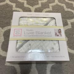 【華ままサマ専用Muslin swaddlesスワドルブランケット　ひつじさん柄のサムネイル