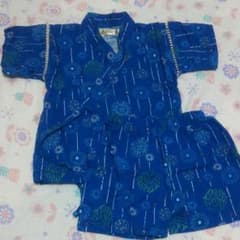 男の子  甚平  青  90のサムネイル