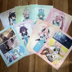 ブルーアーカイブクリアファイル8枚セット - メルカリ