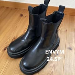 ENVYMサイドゴアブーツ 厚底 ブラック 24.5cmのサムネイル