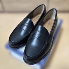 HARVAR Milano-Trad ローファー ブラック 24.0cmのサムネイル
