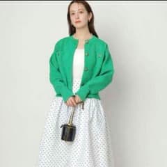 新品未使用！ アルページュストーリー 金釦ニットジャケット カーデ