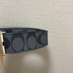 COACH ベルト シグネチャー ブラックのサムネイル