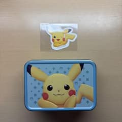 ポケモン東京ばな奈 スペシャル缶(ピカチュウ)&ステッカーのサムネイル
