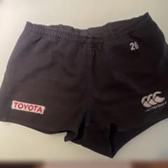 【激レア】 canterbury ラガーパンツ XL 黒 TOYOTAロゴのサムネイル
