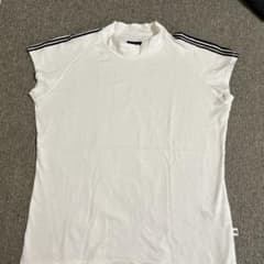 adidasアディダス白色ゴルフウェアスリーラインのサムネイル