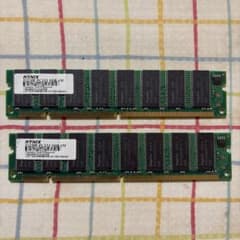 Hynix 512MB PC133 SDRAM メモリ 2枚セットのサムネイル