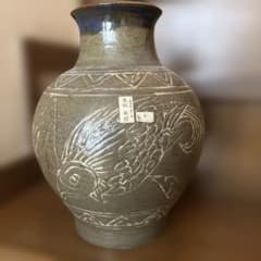 やちむん 金城敏昭さん 魚紋海老紋の壺 26cm やちむん 金城敏昭さん 魚紋海老紋の壺 26cm - メルカリ