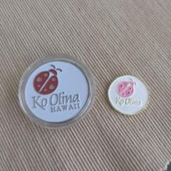 Ko Olina HAWAII ゴルフ マーカー てんとう虫 2個セットのサムネイル