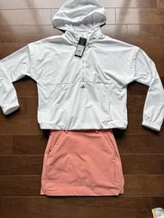 新品 adidas ゴルフ スカート XS ピンク HZ6066のサムネイル