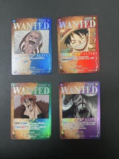 ワンピース トレーディングカードセット 手配書 強大な敵 - メルカリ