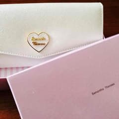サマンサタバサの長財布♡ アイミーベアファスナーチャーム付き♡のサムネイル